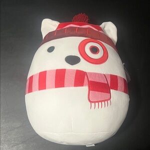 Target Bullseye Squishmallows White and Red 14” Plush Toy
